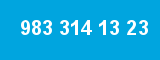 983 314 13 23 983 314 13 23